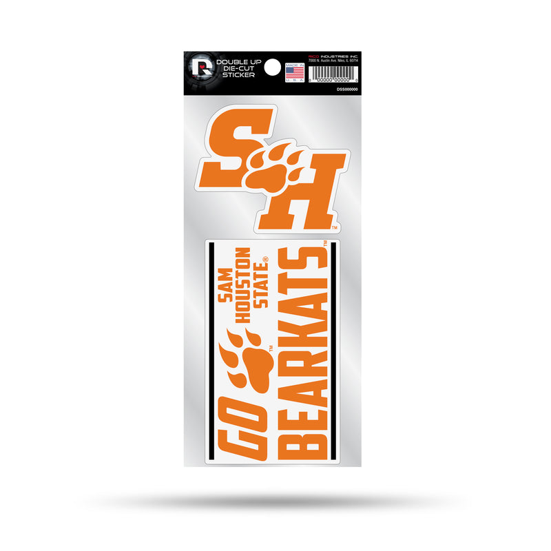 Sam Houston State Double Up Die Cut Sticker