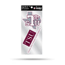 Texas Southern Tigers Double Up Die Cut Sticker