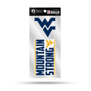 West Virginia Double Up Die Cut Sticker