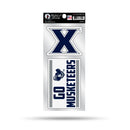 Xavier University Double Up Die Cut Sticker