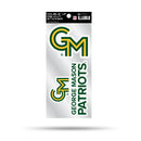 George Mason Patriots Double Up Die Cut Sticker
