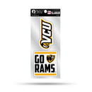 VCU Double Up Die Cut Sticker