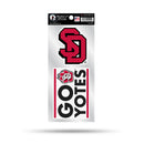 South Dakota University Double Up Die Cut Sticker