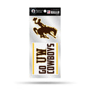 Wyoming University Double Up Die Cut Sticker