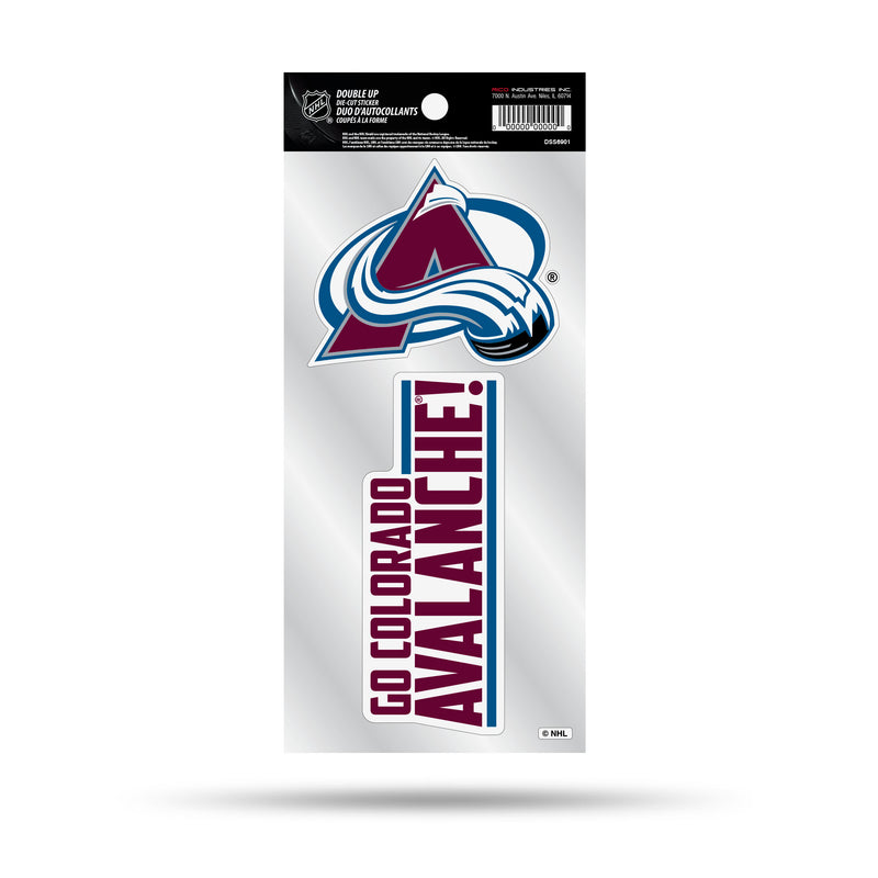Avalanche Double Up Die Cut Sticker
