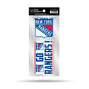Rangers - NY Double Up Die Cut Sticker