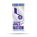 Utah Jazz Double Up Die Cut Sticker