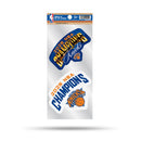 New York Knicks 2026 NBA Champions Double Up Die Cut Sticker