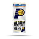 Pacers Double Up Die Cut Sticker