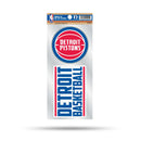 Pistons Double Up Die Cut Sticker