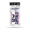 Capitals Double Up Die Cut Sticker