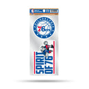 76ers Double Up Die Cut Sticker