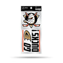 Anaheim Ducks Double Up Die Cut Sticker