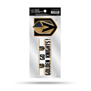 Golden Knights Double Up Die Cut Sticker