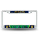 Notre Dame Fighting Irish White Plastic Frame w/ Printed Inserts