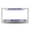 Abilene Christian Plastic License Frame W/ Printed Inserts