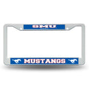 Southern Methodist Plastic License Frame