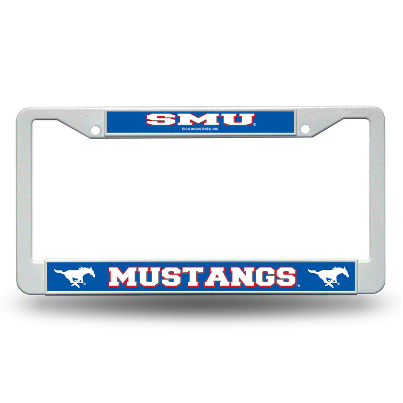 Southern Methodist Plastic License Frame