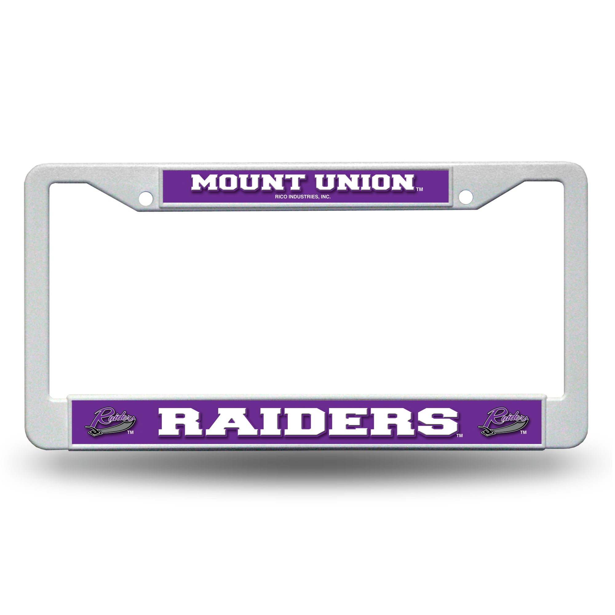 Mount Union Plastic License Frame