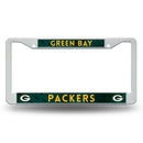 Packers White Plastic Frame