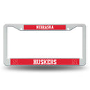 Nebraska White Plastic Frame