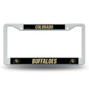 Colorado Buffaloes White Plastic Frame with Printed Inserts