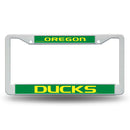 Oregon Ducks White Plastic Frame with Printed Inserts
