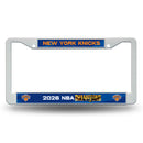 New York Knicks 2026 NBA Champions White Plastic Frame
