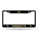 Central Florida Knights Black Metal License Plate Frame (Printed Insert)