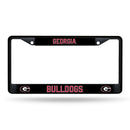 Georgia Bulldogs Black Metal License Plate Frame