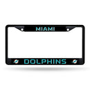 Dolphins Black Metal Frame