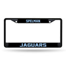 Spelman Jaguars Black Metal License Plate Frame (Printed Insert)
