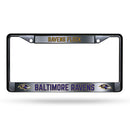 Baltimore Ravens Custom Black Chrome Frame