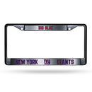 New York Giants Custom Black Chrome Frame