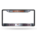 Denver Broncos Custom Black Chrome Frame