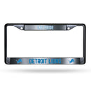 Detroit Lions Custom Black Chrome Frame