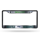 Seattle Seahawks Custom Black Chrome Frame