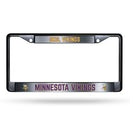 Minnesota Vikings Custom Black Chrome Frame