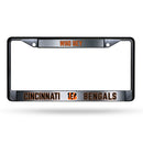 Cincinnati Bengals "Who Dey" Custom Black Chrome Frame
