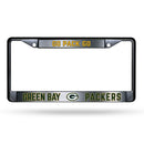 Green Bay Packers Custom Black Chrome Frame