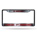 Carolina Hurricanes Custom Black Chrome Frame