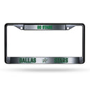 Dallas Stars Custom Black Chrome Frame