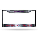 Montreal Canadiens Custom Black Chrome Frame