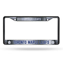 Toronto Maple Leafs Custom Black Chrome Frame