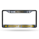 Michigan University Custom Black Chrome Frame