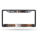 Texas University Custom Black Chrome Frame