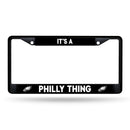 Eagles It's A Philly Thing Slogan Black Metal Frame