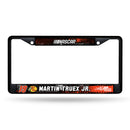 Martin Truex Jr No. 19 Black Metal License Plate Frame (Printed Inserts)