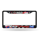 Kyle Larson Black Metal License Plate Frame (Printed Inserts)
