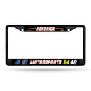 Hendrick Motorsports Team Black Chrome Frame With Printed Inserts
